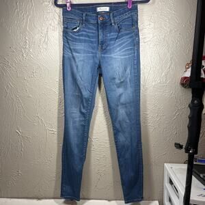 Madewell Skinny Leg High-Rise Roadtripper Supersoft Jeans Stretch Womens Sz‎ 26